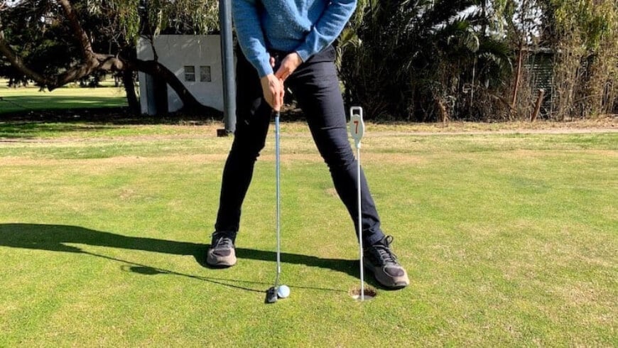 What Does Standing Astride Mean In Golf